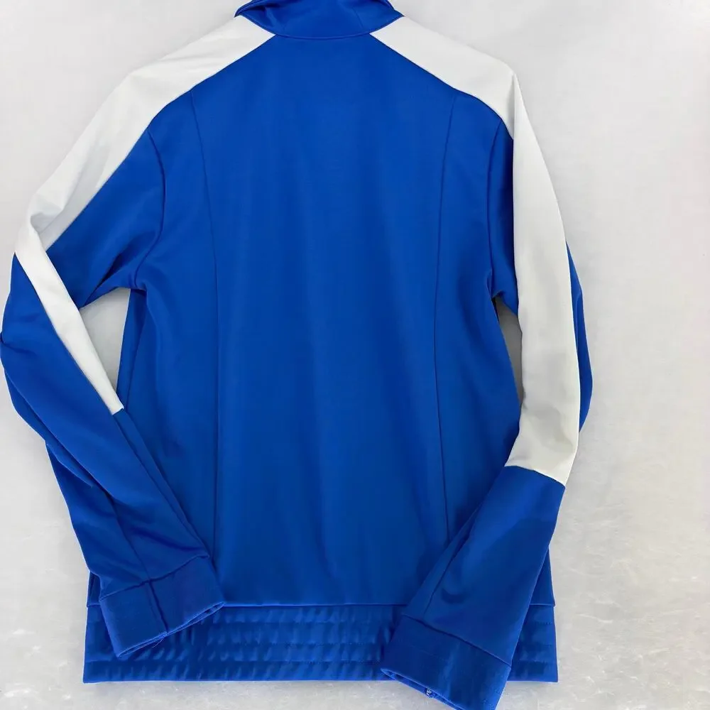 Jordan Full-Zip Track Jacket Blue White Size Small
